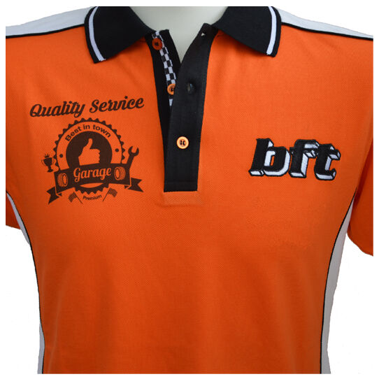Herren-Polo Langarm Racing-Fashion