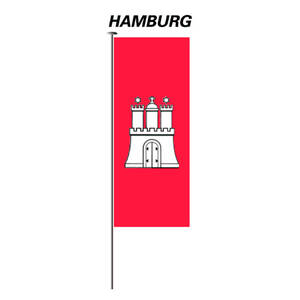 Hissflagge Hamburg