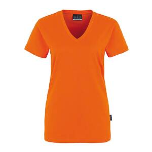 Damen-T-Shirt - V-Ausschnitt - Kurzarm, in acht Farben