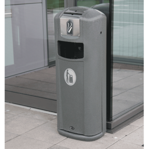INTEG CITY Abfall und Aschenbecher Kombination