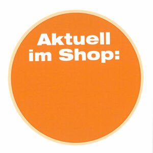 Aufkleber rund für Shopangebote, ø 25 cm