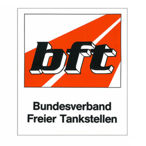 bft-Aufkleber, Format 16,8 cm x 19 cm