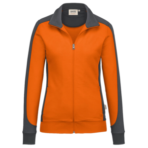 Damen Sweatjacke Contrast